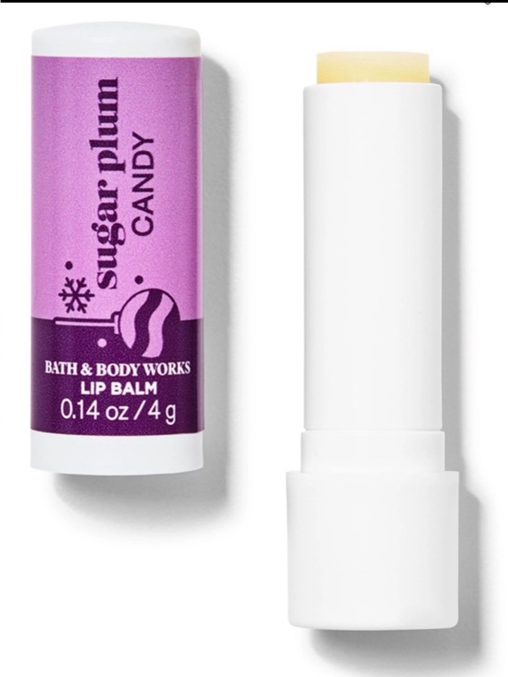 NEW: Bath & Body Works Sugar Plum Candy Lip Care Balm #2